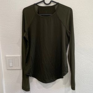 Lululemon army green long sleeve